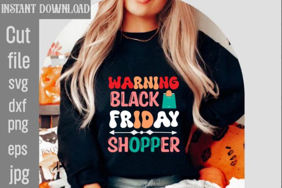 A Retro Black Friday Graphic for Crafters and Merchandise