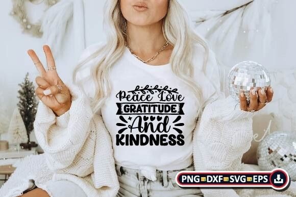 Peace Love Gratitude and Kindness: A Designer's Take on Graphics Freebies