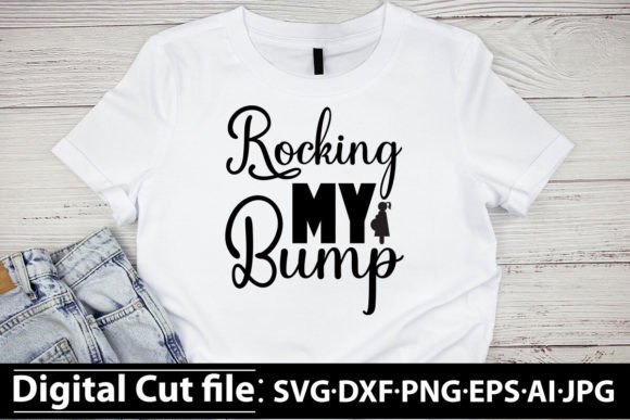 Rocking My Bump SVG: A Graphics Freebie with Editorial Power