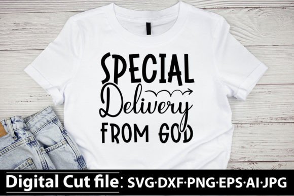Special Delivery from God SVG: A Graphics Freebie for Crafters and Brands