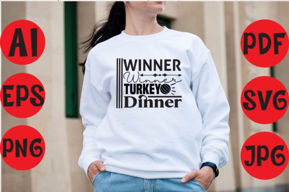 Winner Winner Turkey Dinner Graphics: A Seasonal Freebie for Publishers